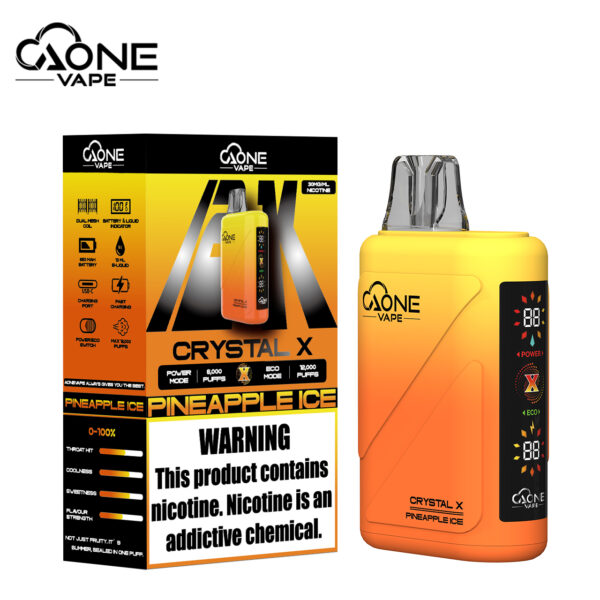 c6af4c7c2485ee320a228915d55a6b0f AONE Crystal X 水晶 2 代|12000 口大容量一次性電子煙 內部升級版